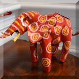D65. Metal elephant. 5”h x 10”w - $20